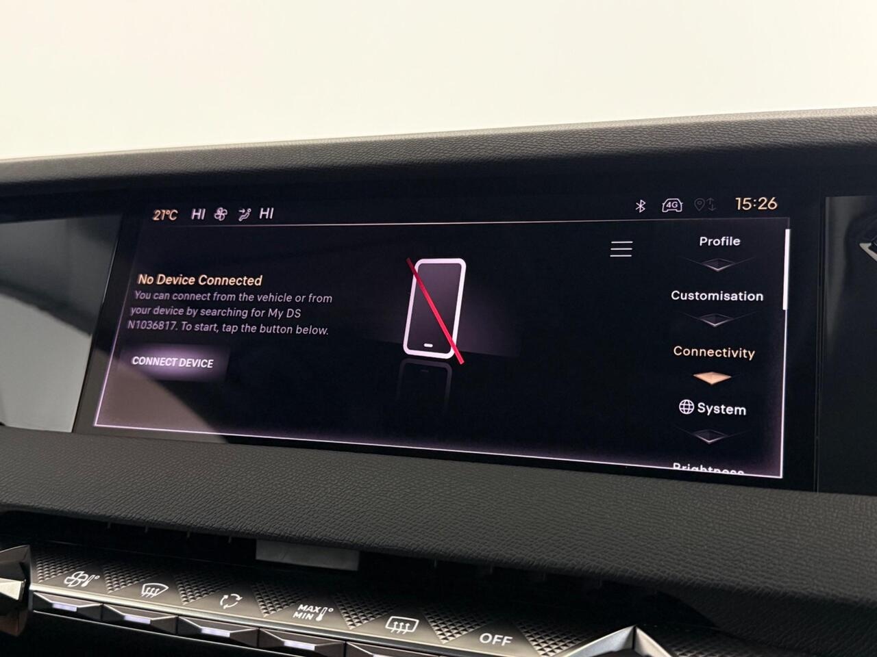 DS AUTOMOBILES DS 4 thumbnail Infotainment System