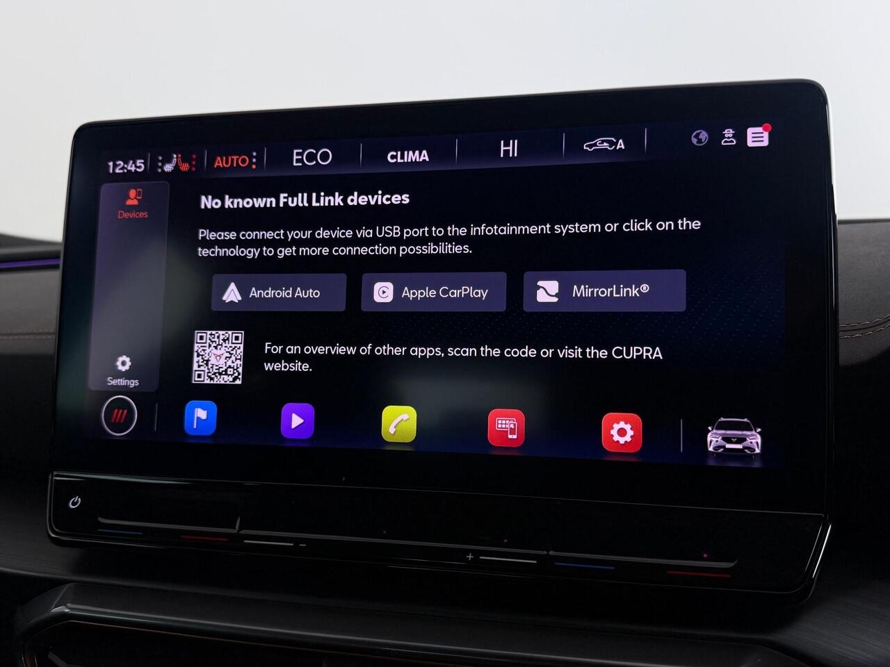 CUPRA Formentor thumbnail Infotainment System
