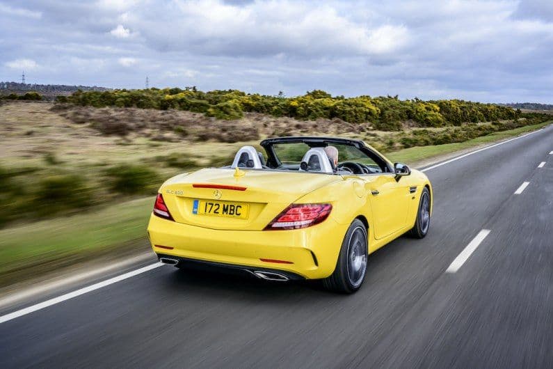 Mercedes SLC Yellow mercedes-slc-yellow